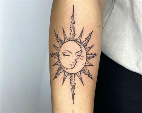 mutter sohn tattoo|sun and moon tattoos.